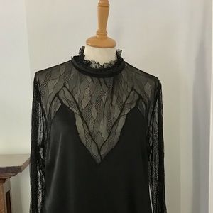 JONATHAN SIMKHAI Black Lace Dress sz. 12